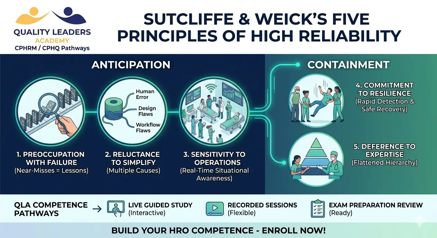 WEICK AND SUTCLIFFE FIVE PRINCIPLES IN HIGH RELIABILITY ORGANIZATIONS